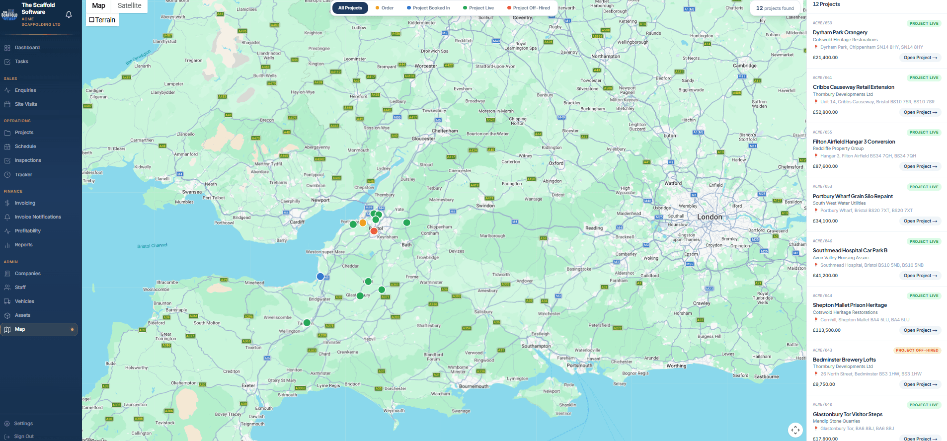 Project Map
